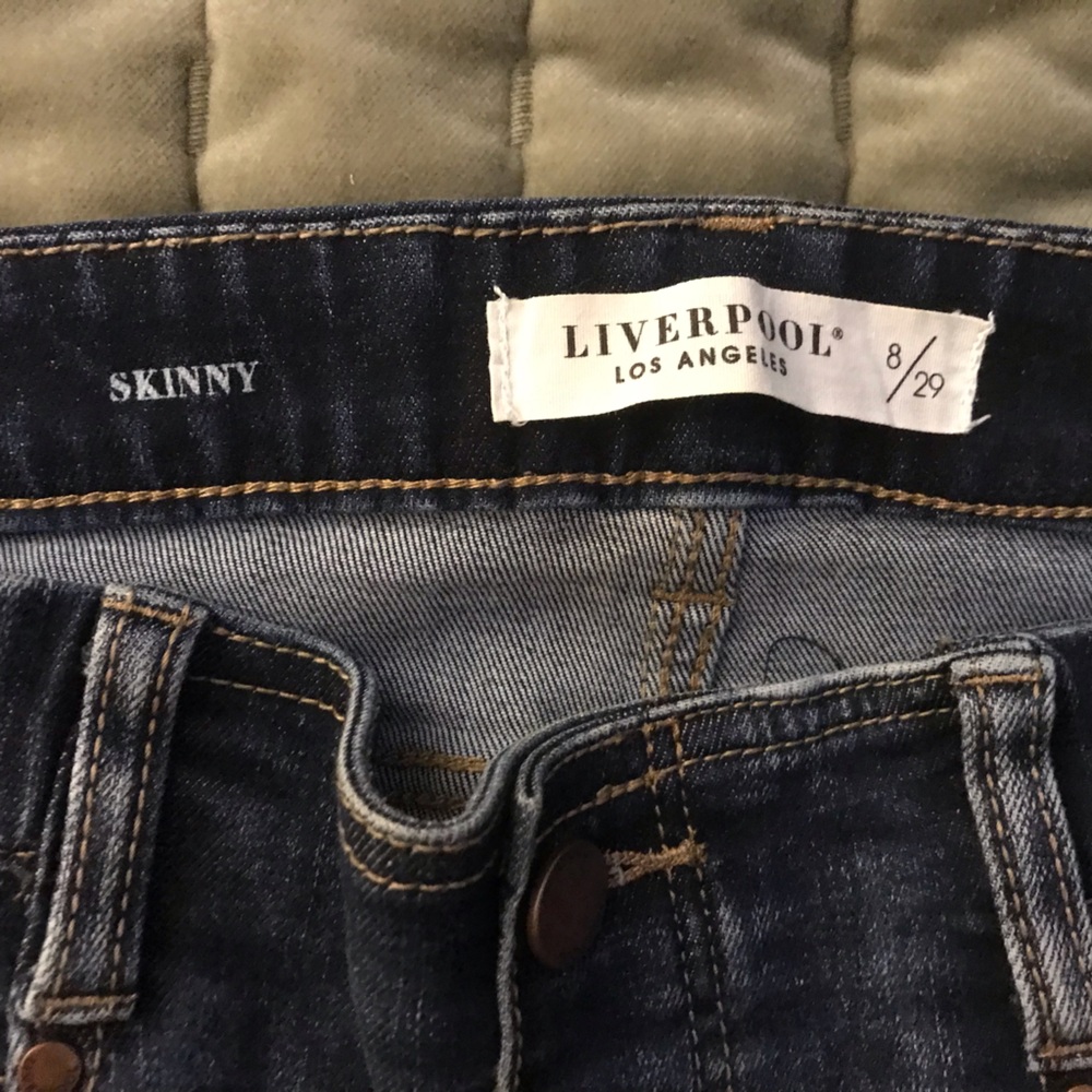Skinny pull on jeans